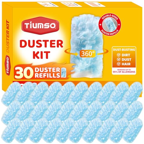Tiumso 30-Count Microfiber Duster Refills