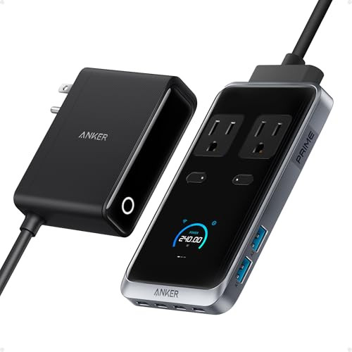 Anker Prime 8-in-1 Charging Station w/ 140W USB-C, 240W Output & 2x AC
