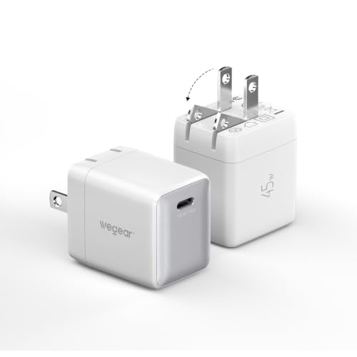 2-Pack Wegear 45W GaN USB-C Nano Charger Block