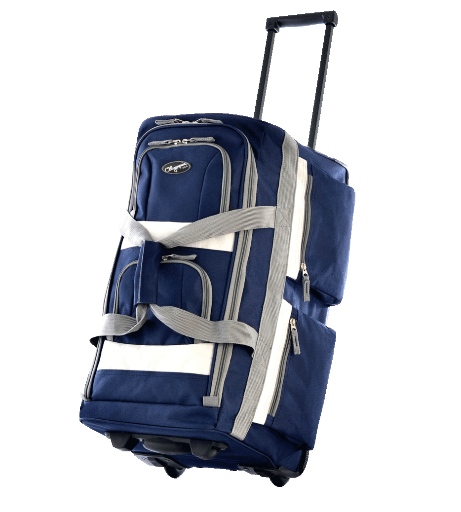 22" Olympia USA 8-Pocket Rolling Duffel Bag