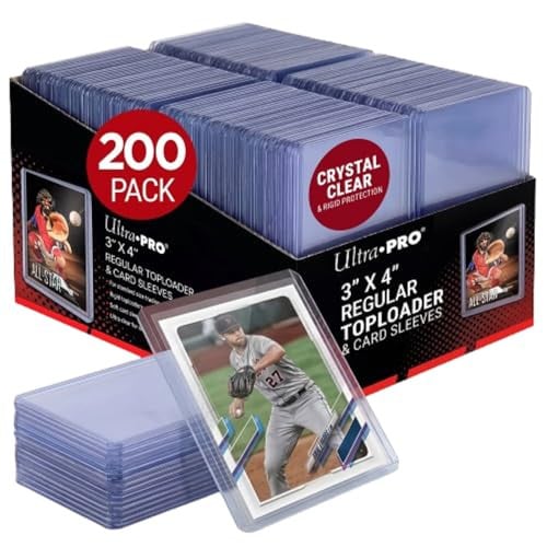 Ultra Pro 200 Top Loaders & Sleeves