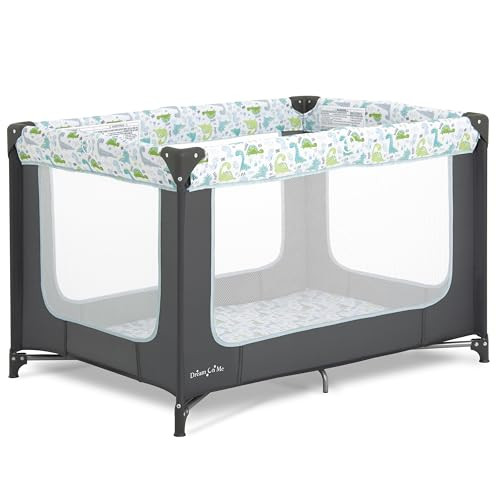 Dream On Me Zodiak Baby Playard Grey/Green