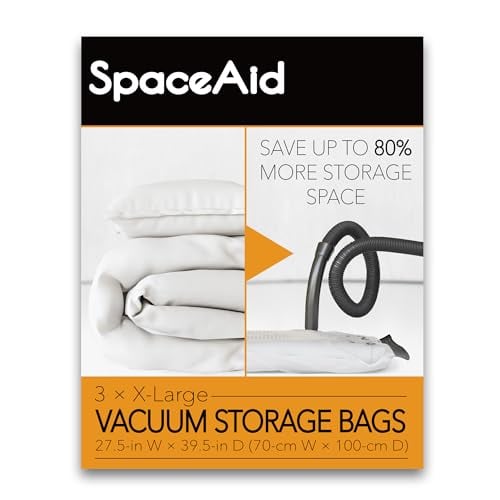 SpaceAid Jumbo Vacuum Storage Bags (X-Large 3 Pack)