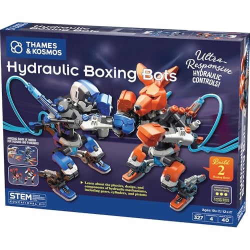 Thames & Kosmos Hydraulic Boxing Bots STEM Experiment Kit