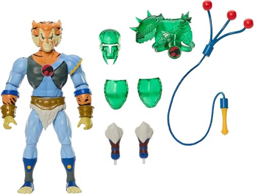 Masters of the Universe Origins & Thundercats: Tygra 5.5" w/ Removable Armor, Bolo Accessory & Mini Comic