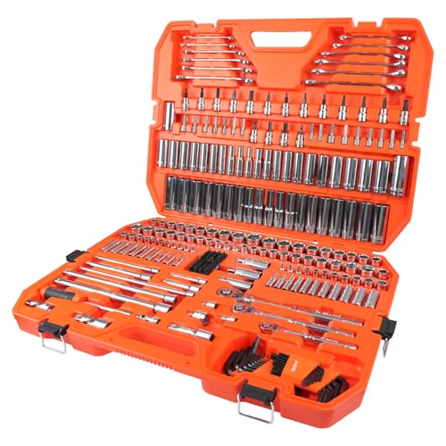 264-Piece Impact Socket Set - 1/4", 3/8", 1/2" Drive