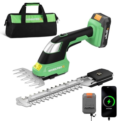 WORKPROX 20V Cordless Hedge, Grass & Shrub Trimmer w/ 2.0Ah Battery Deal