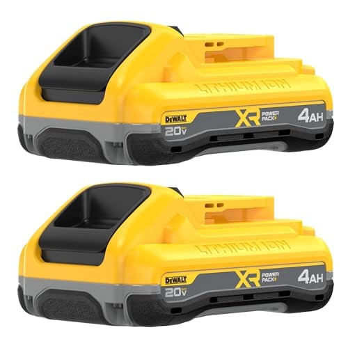 DEWALT 20V MAX XR POWERPACK 4Ah Lithium-Ion Batteries 2-Pack