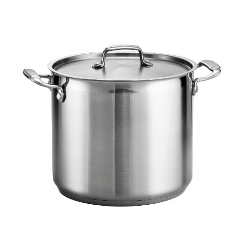 Tramontina Gourmet Stainless Steel 12-Quart Stock Pot with Lid