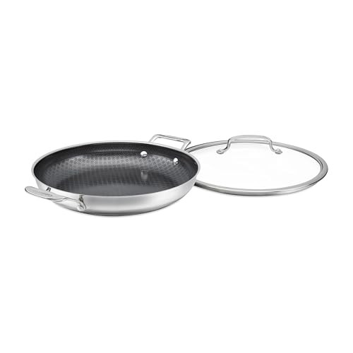 Cuisinart FusionPlus Nonstick Stainless Steel Cookware Everyday Pan with Cover 12"