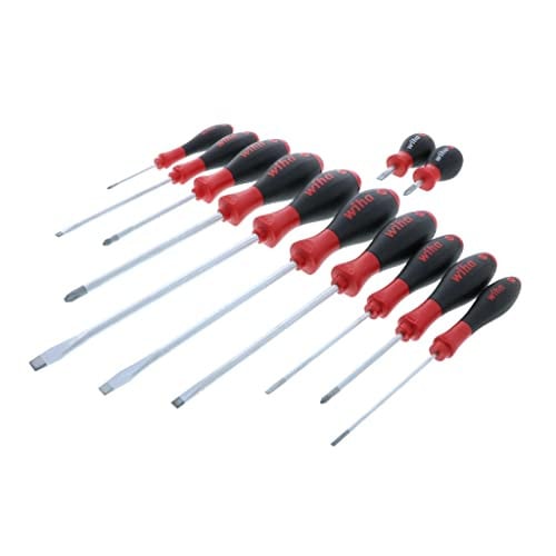 Wiha 30297 12-Piece Slotted and Phillips Screwdriver Set