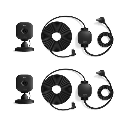 2-Pack Blink Mini 2 + Weather Resistant Adapter