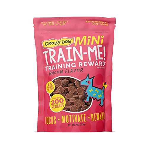 Crazy Dog Mini Train-Me! Liver Dog Training Treats, 4-Oz (200-Count)