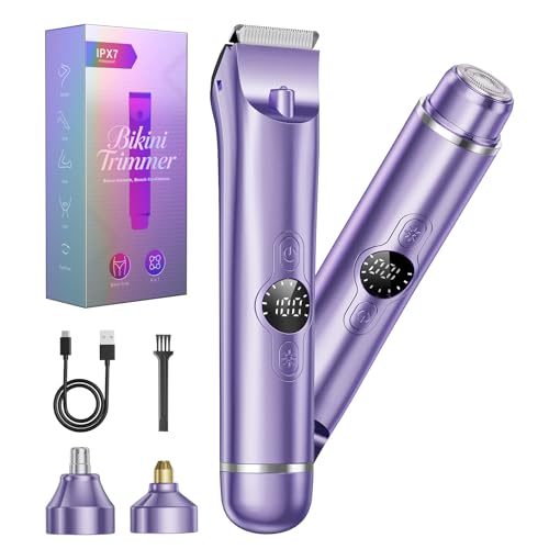 4-in-1 Women's Electric Bikini Trimmer & Shaver w/ Dual Head