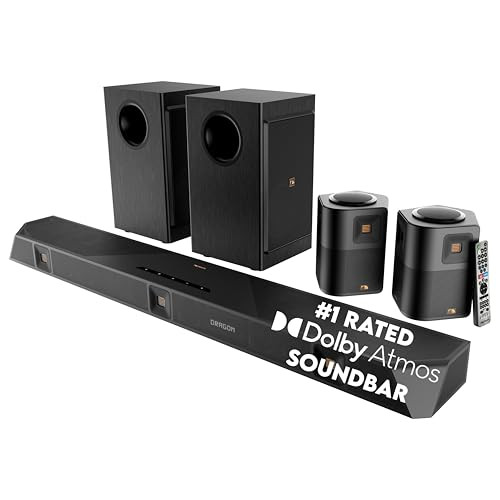 Nakamichi Dragon 11.4.6 Home Surround Sound System with Dolby Atmos and DTS:X Pro