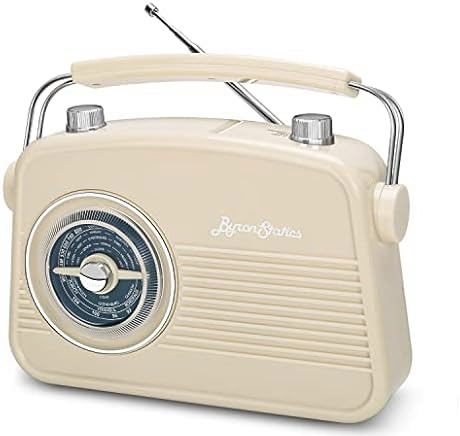 ByronStatics Retro Vintage AM/FM Radio with Headphone Jack
