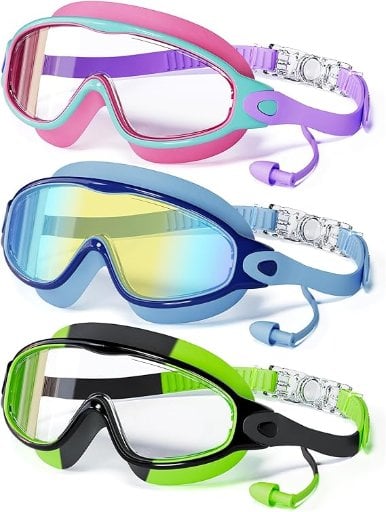 Kids Swimming Goggles 3-Pack Deal