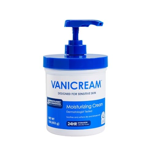 Vanicream Moisturizing Skin Cream (Sensitive Skin) 3 x 16oz
