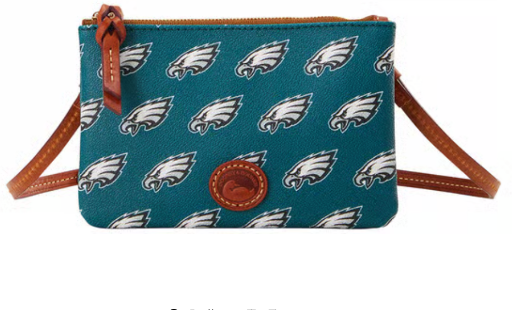 Dooney & Bourke Philadelphia Eagles Top Zip Crossbody Deal