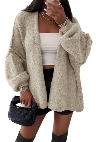 ATHMILE Womens Oversized Cardigan