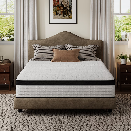 Avenco Whisper 10" Queen Hybrid Mattress in a Box Deal