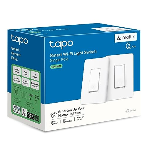 TP-Link Tapo S505 Smart WiFi Light Switch 2-Pack