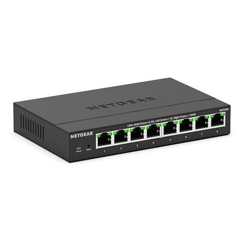 NETGEAR 8-Port 2.5G Easy Smart Managed Essentials Switch (MS308E) - $129.99