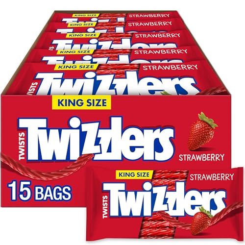 15-Pack 5-Oz Twizzlers Twists Strawberry Chewy Candy Deal