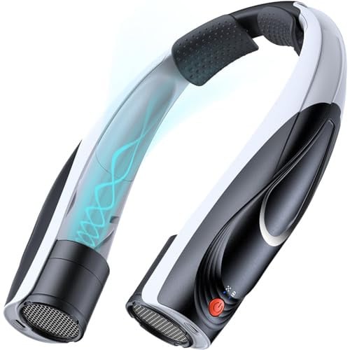 Tenvolti 6000mAh Rechargeable 6-Speed Neck Fan