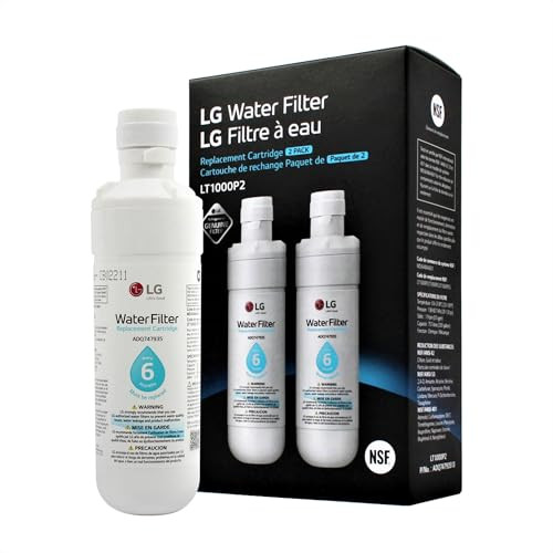 LG LT1000P2 Refrigerator Replacement Water Filter 2-Count