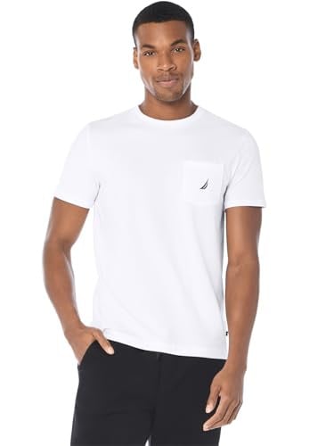 Nautica Men's Short Sleeve V-Neck Pocket T-Shirt Deal