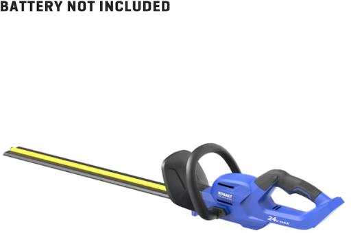 Kobalt 24-volt 24-in Battery Hedge Trimmer + One FREE Tool