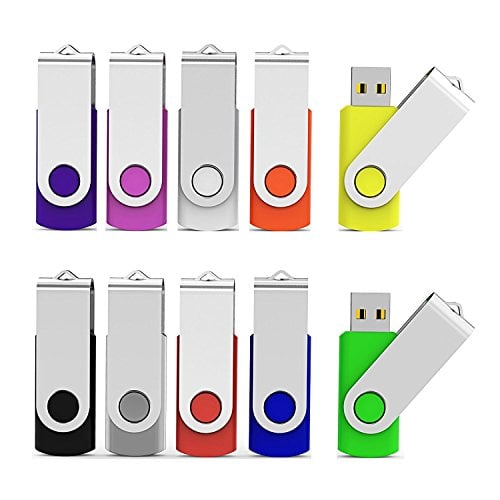 32GB USB 2.0 Flash Drive - 10 Pack (Mix Colors) Deal