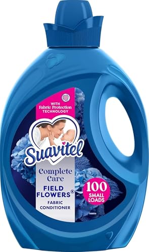 Suavitel Complete Liquid Fabric Softener, Field Flowers Scent, 100 fl oz Deal