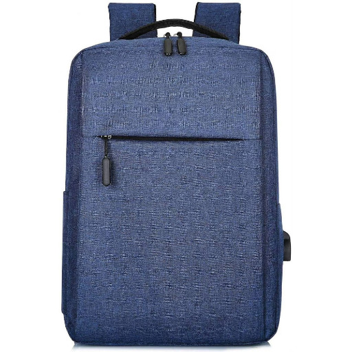 NIUTA 15.6" Oxford Cloth Laptop Backpack w/ USB Charging Port (Blue)
