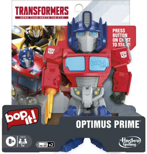 Bop It Optimus Prime Edition