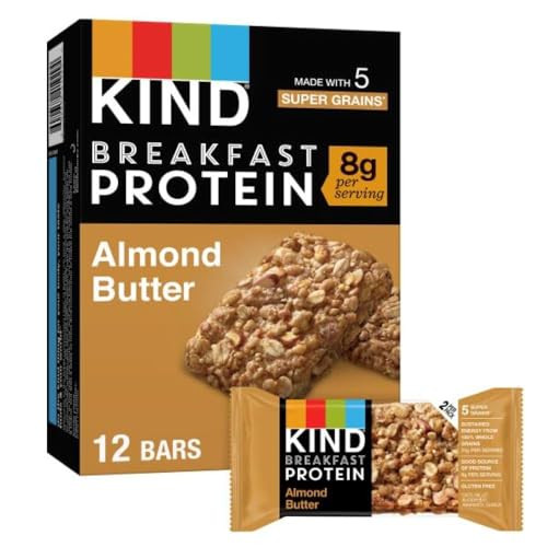 KIND Gluten Free Breakfast Bars (Almond Butter) 6-Count