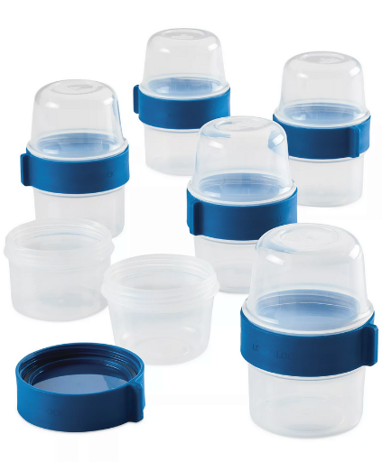12-Piece Lock n Lock Easy Essentials Twist Two Way Food Storage Container Set