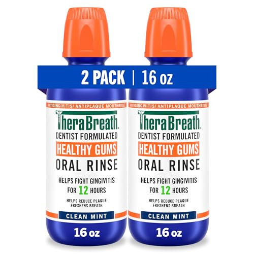TheraBreath Healthy Gums Mouthwash 2-Pack 16-Oz