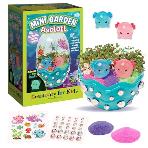 Creativity for Kids Mini Garden: Axolotl Terrarium STEM Science Kit