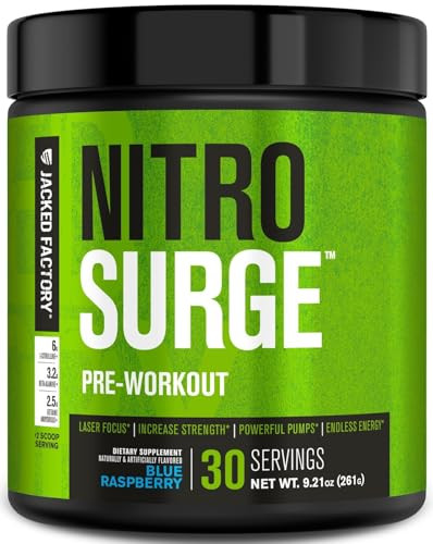 Jacked Factory NITROSURGE Pre Workout Supplement
