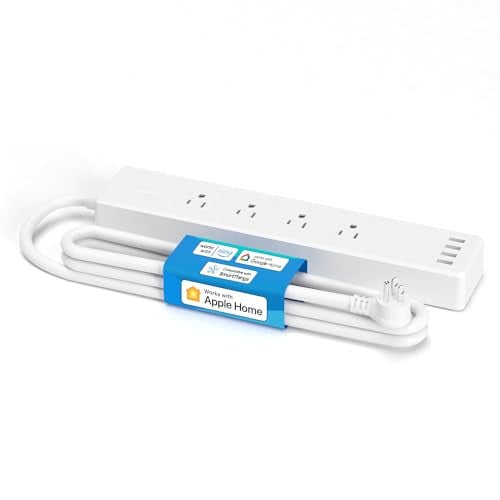Meross Smart Power Strip with 4 AC Outlets, 4 USB Ports, 6ft Extension Cord Deal