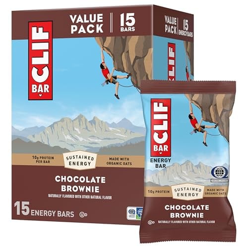 CLIF BAR Protein Energy Bars 15-Pack 2.4-Oz (Chocolate Brownie) Deal