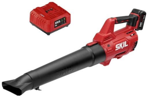 SKIL PWR CORE 20V Brushless 400 CFM Leaf Blower w/4.0Ah Battery & Charger