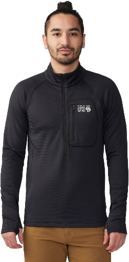 Members: Mountain Hardwear Men's Glacial Trail Half-Zip Fleece Top Deal