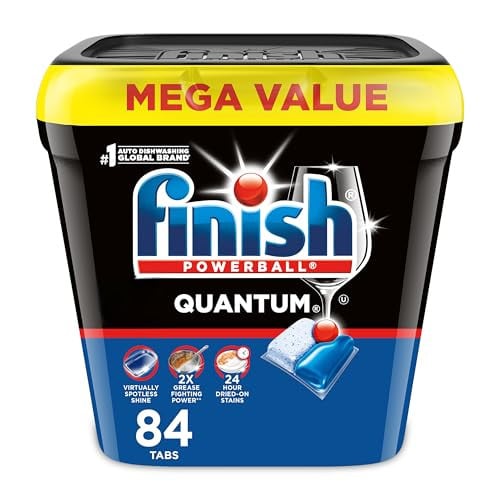 Finish Quantum Dishwasher Detergent Pods 84-Count Deal