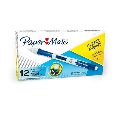 Paper Mate Clearpoint Mechanical Pencils 12-Count 0.7mm