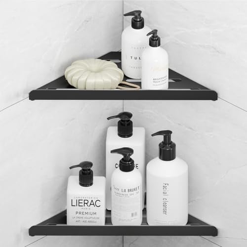 Fikoksol Triangle Corner Shower Caddy 2-Pack (Black) Deal