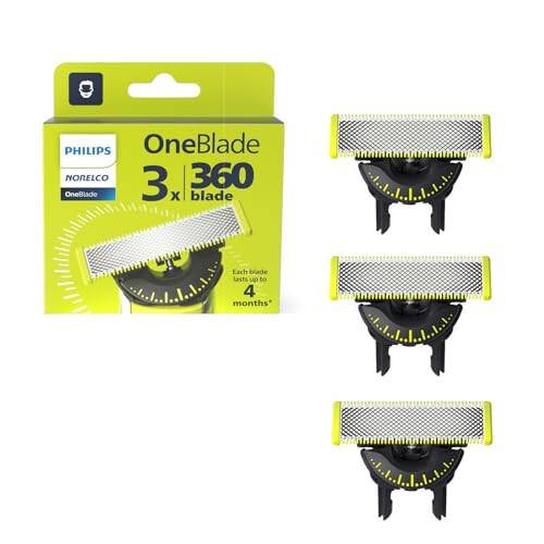 Philips Norelco OneBlade 360 Blades 3-Count