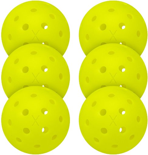 Franklin X-40 Pickleballs Optic Yellow 6-Pack